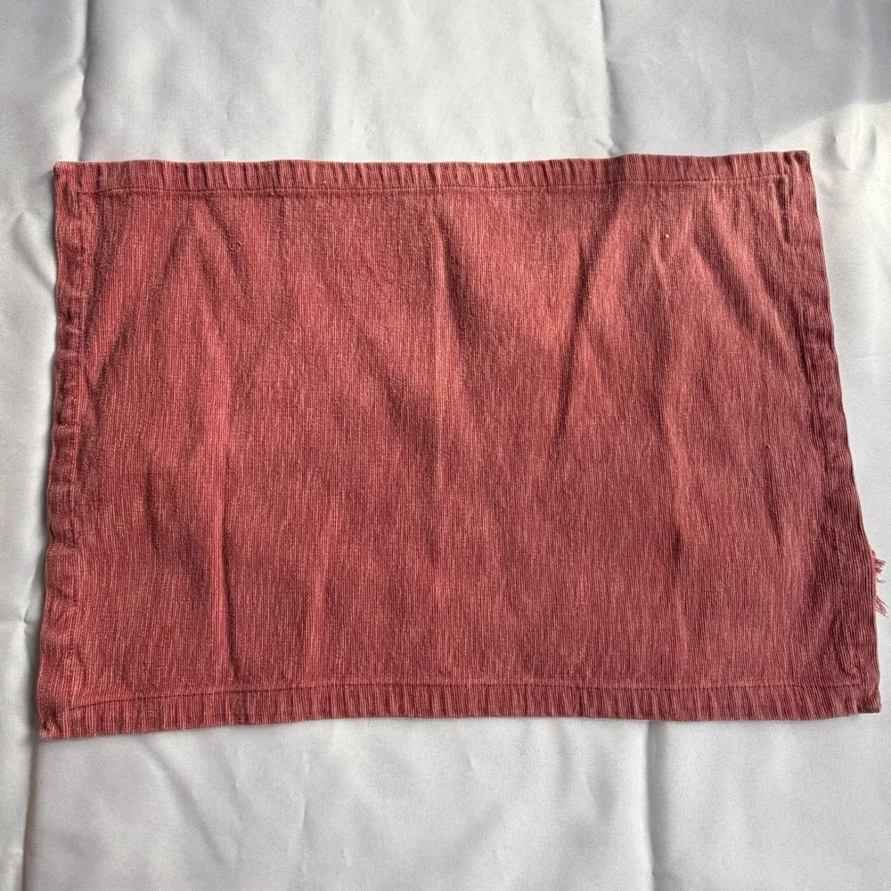 Lot of 5 dining kitchen placemats‎ various colors & styles black red orange